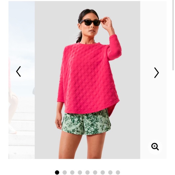 TNUCK Sport Tuckernuck Azalea Ally Swing Quilted Crewneck Pullover sweatshirt - Picture 5 of 6